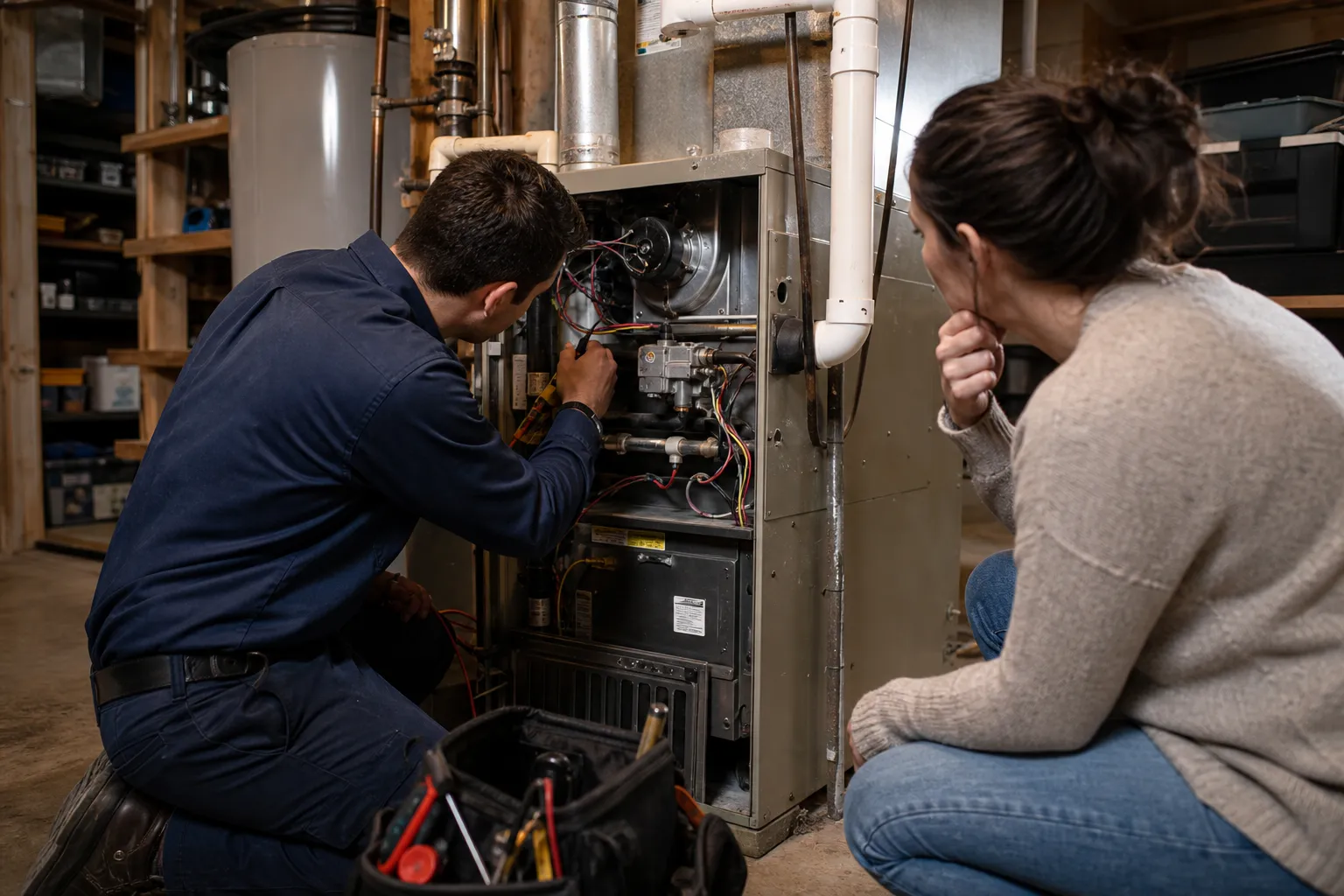 Lennox furnace help that gets heat back