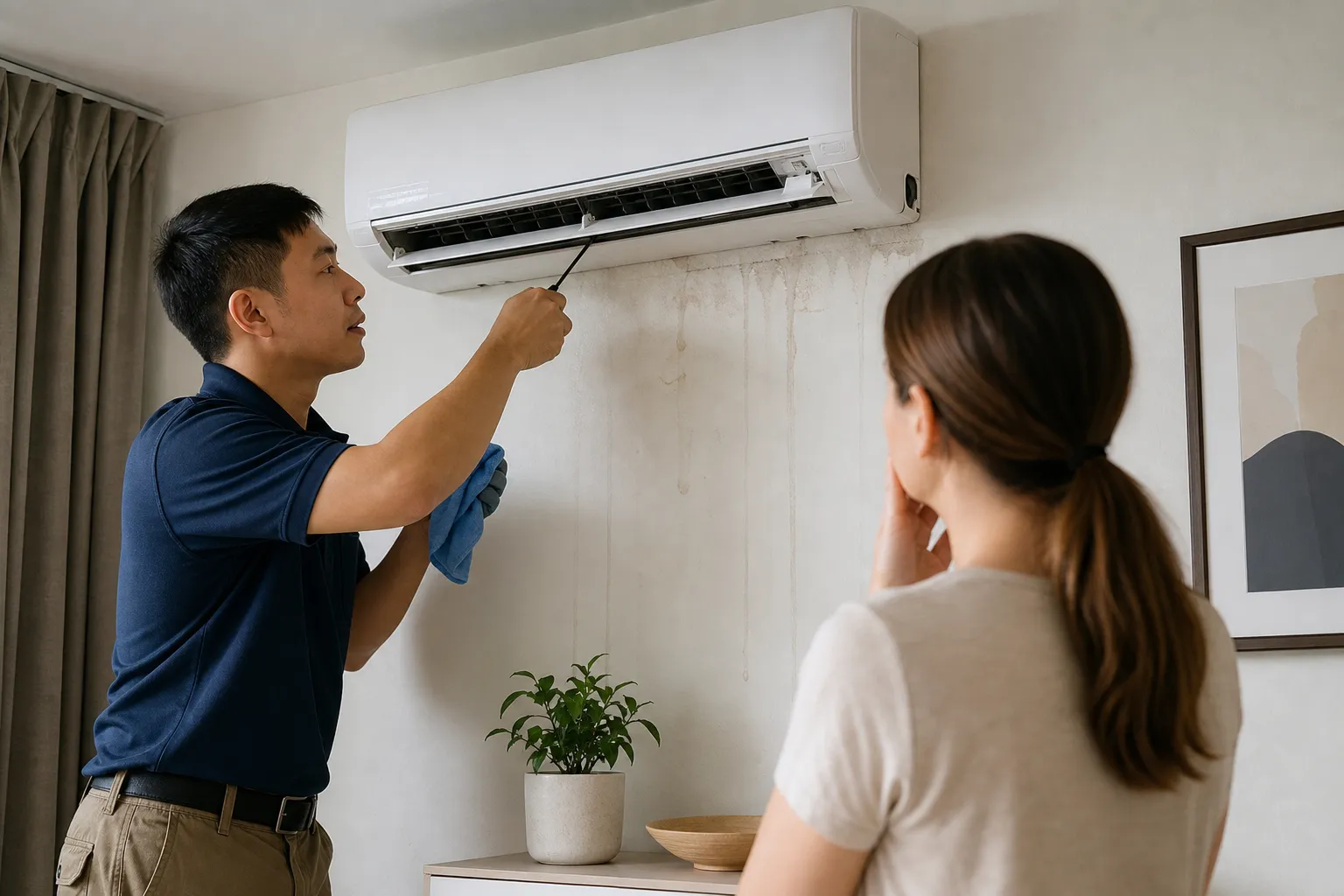 Why your mini-split is leaking water