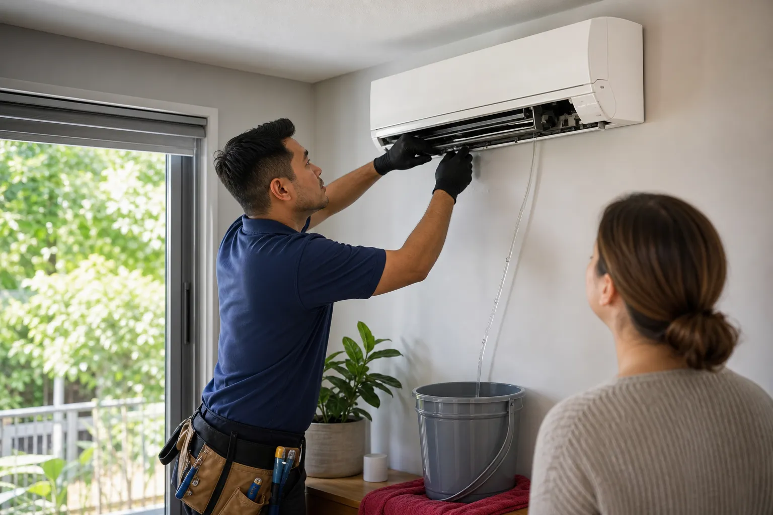 Condensate drain repair