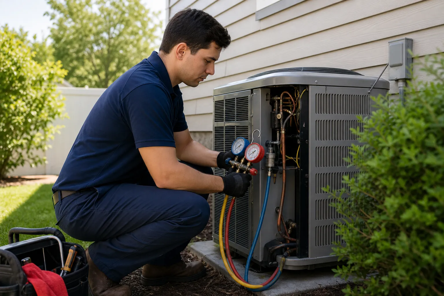 Refrigerant leak repair