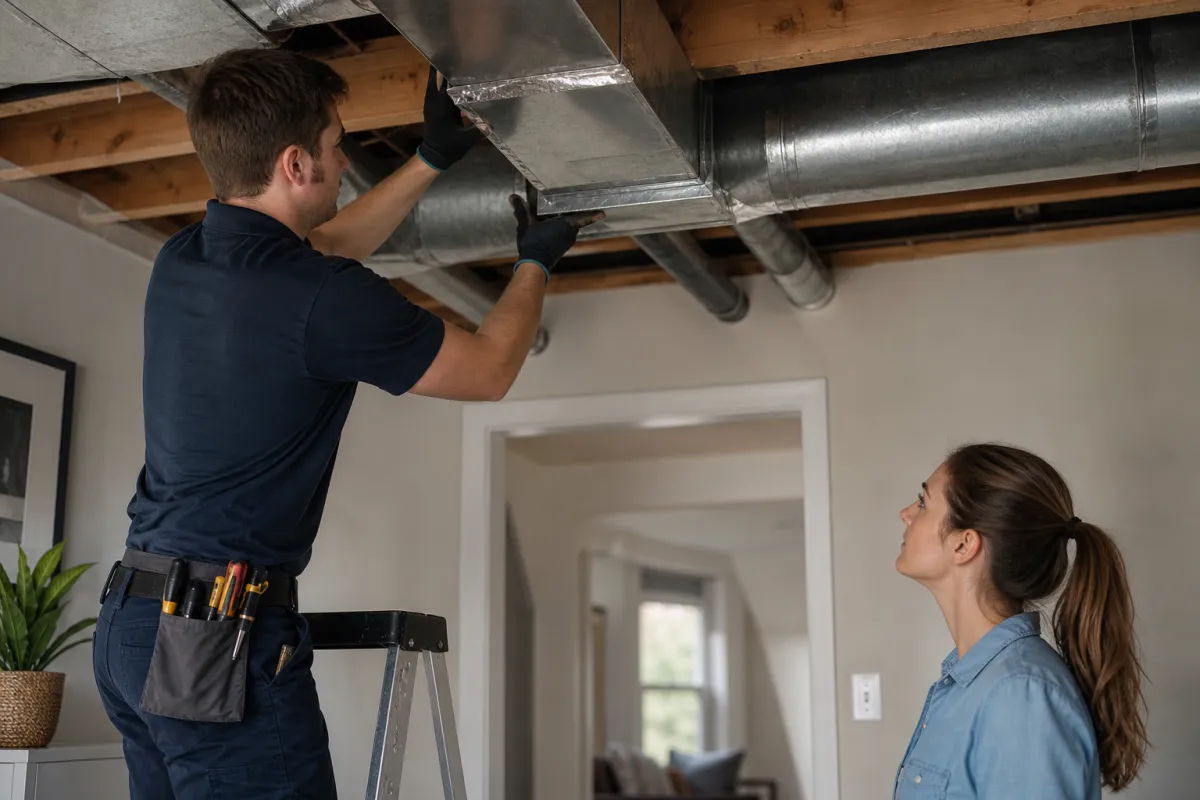 When rooms feel off, duct service helps