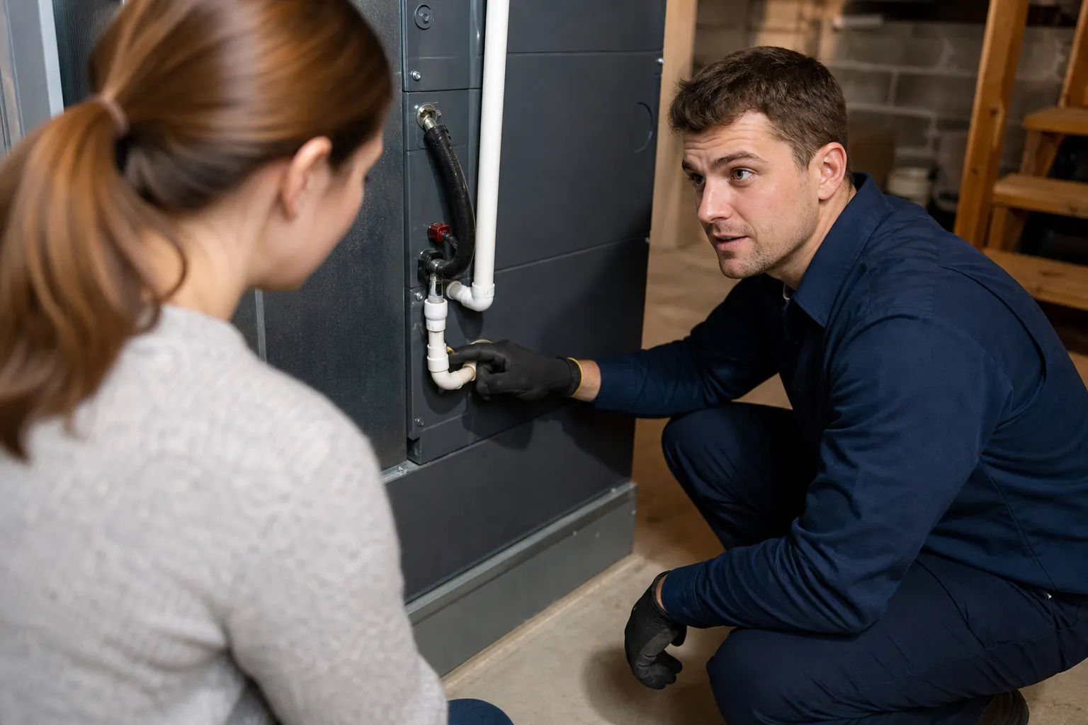 Condensate drain repair