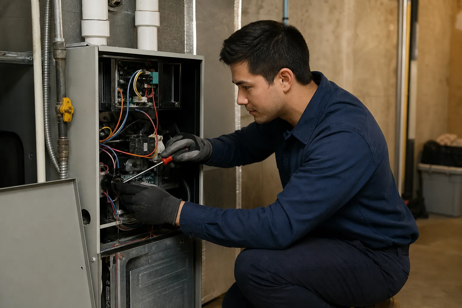 Rheem furnace help that gets heat back