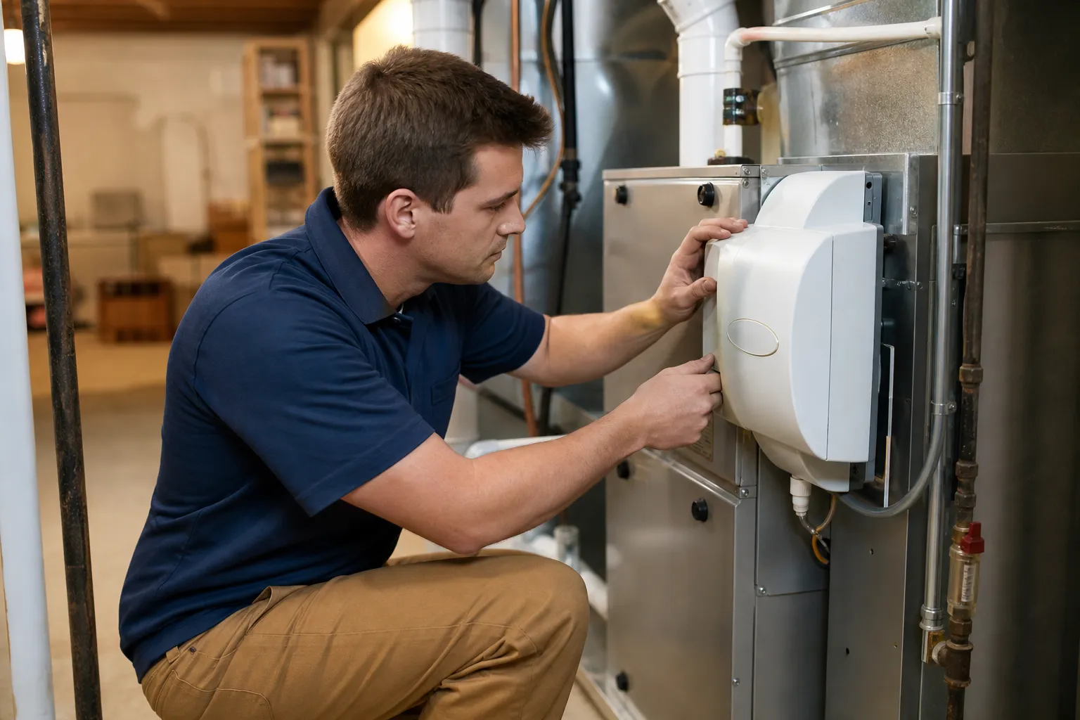 Humidifier installation
