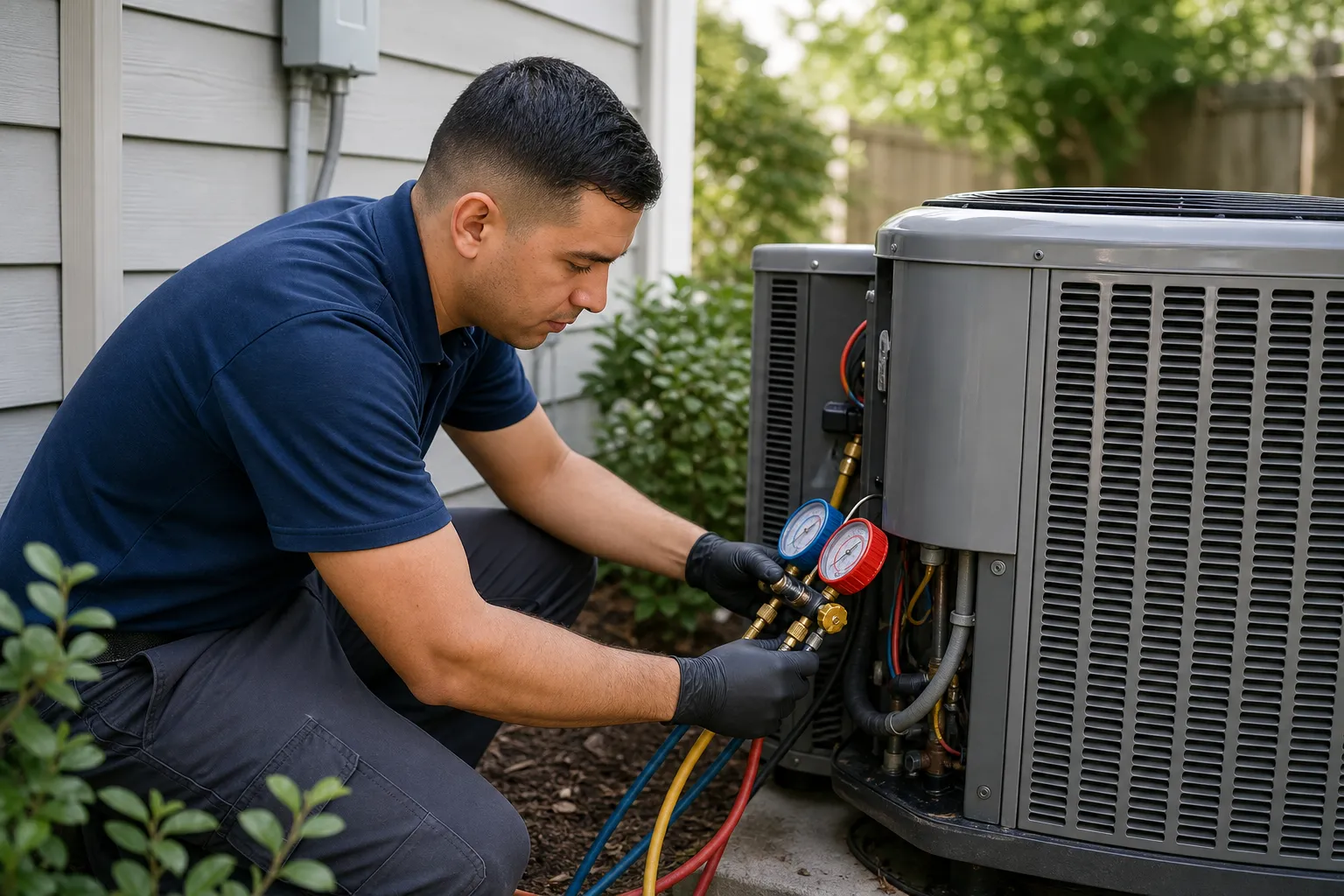 Find and fix AC refrigerant leaks