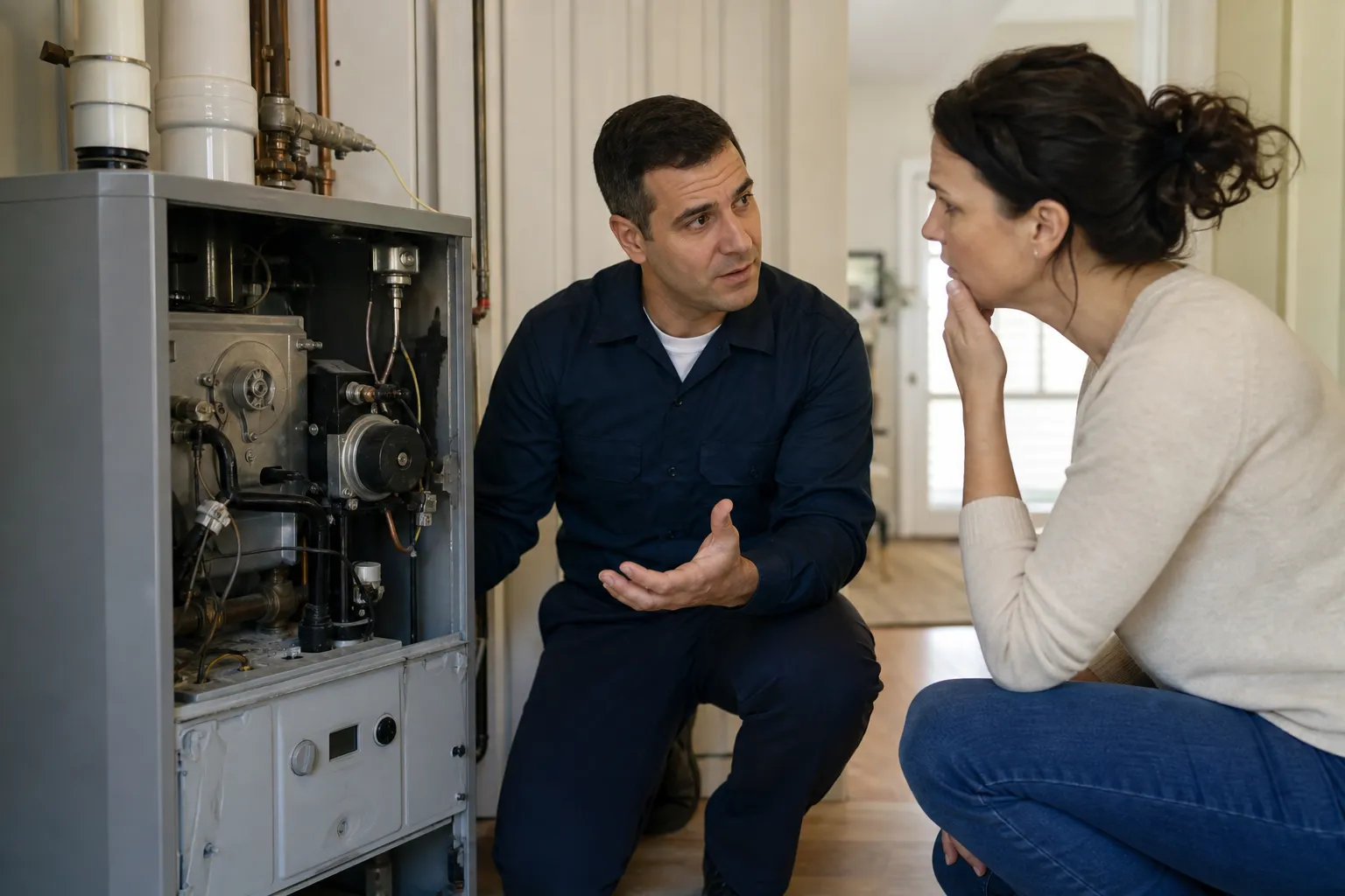 Noisy boiler