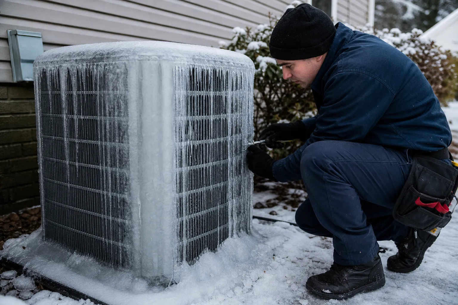 Outdoor unit icing