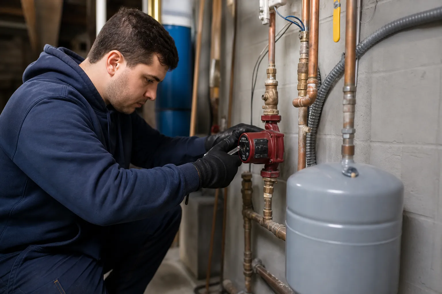 Restore steady boiler circulation