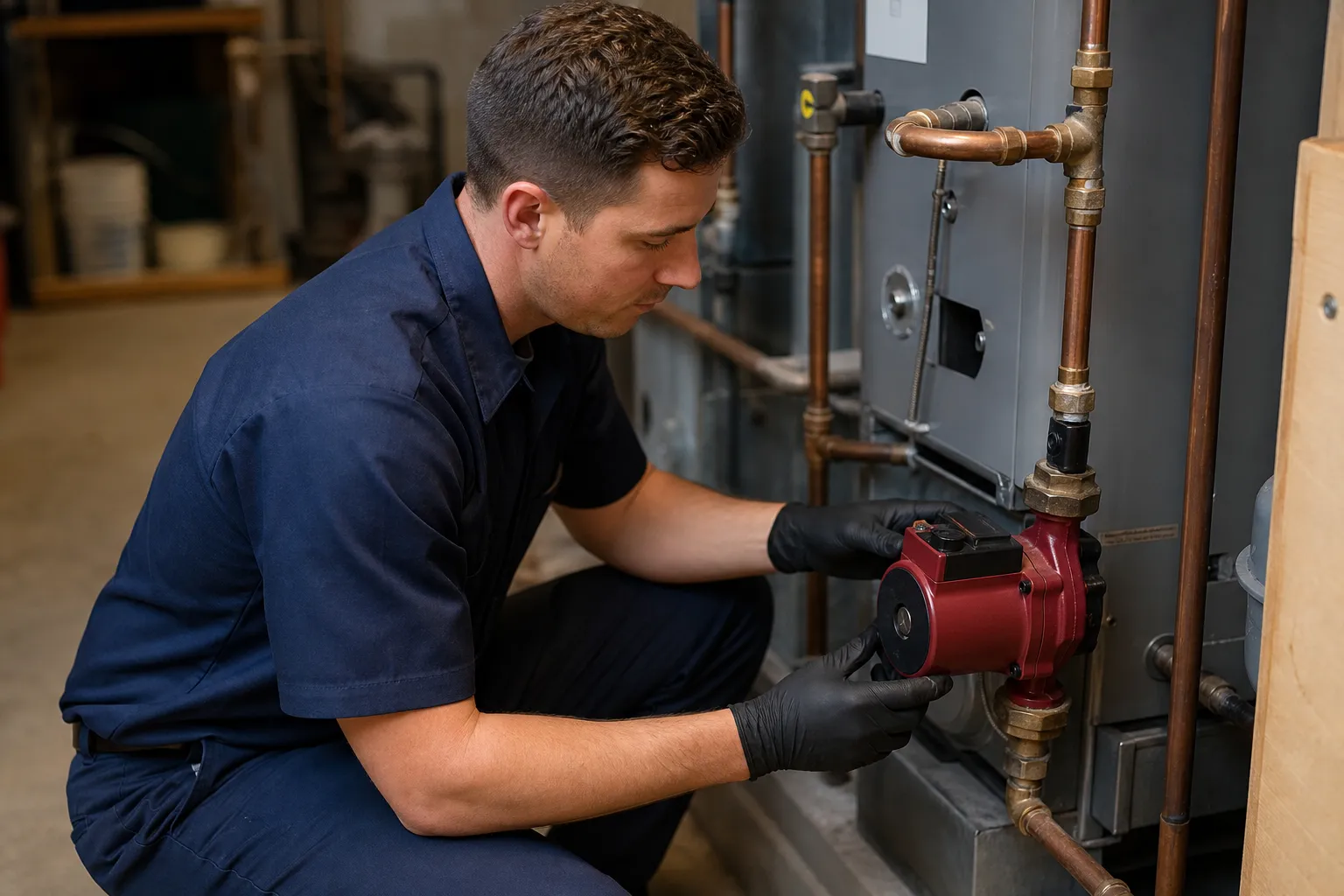 Circulator pump replacement