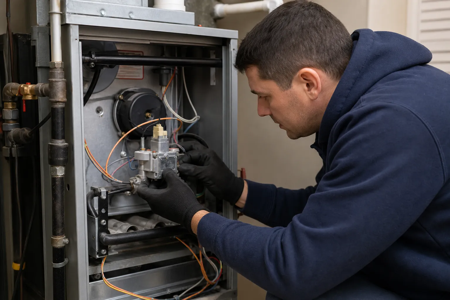 Restore heat with gas valve repair
