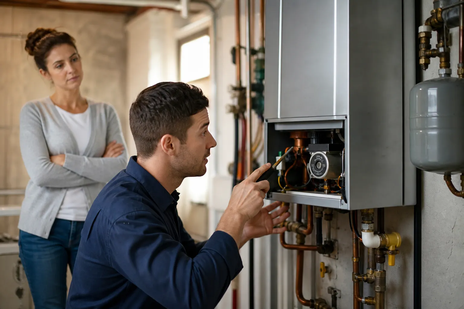 Help for a noisy boiler