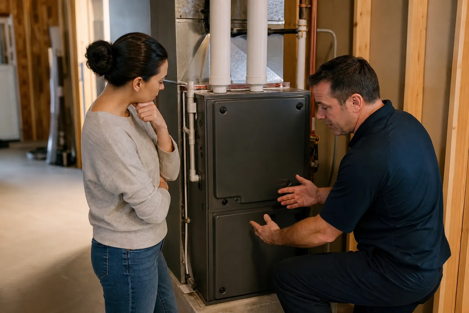 Trane furnace installation help