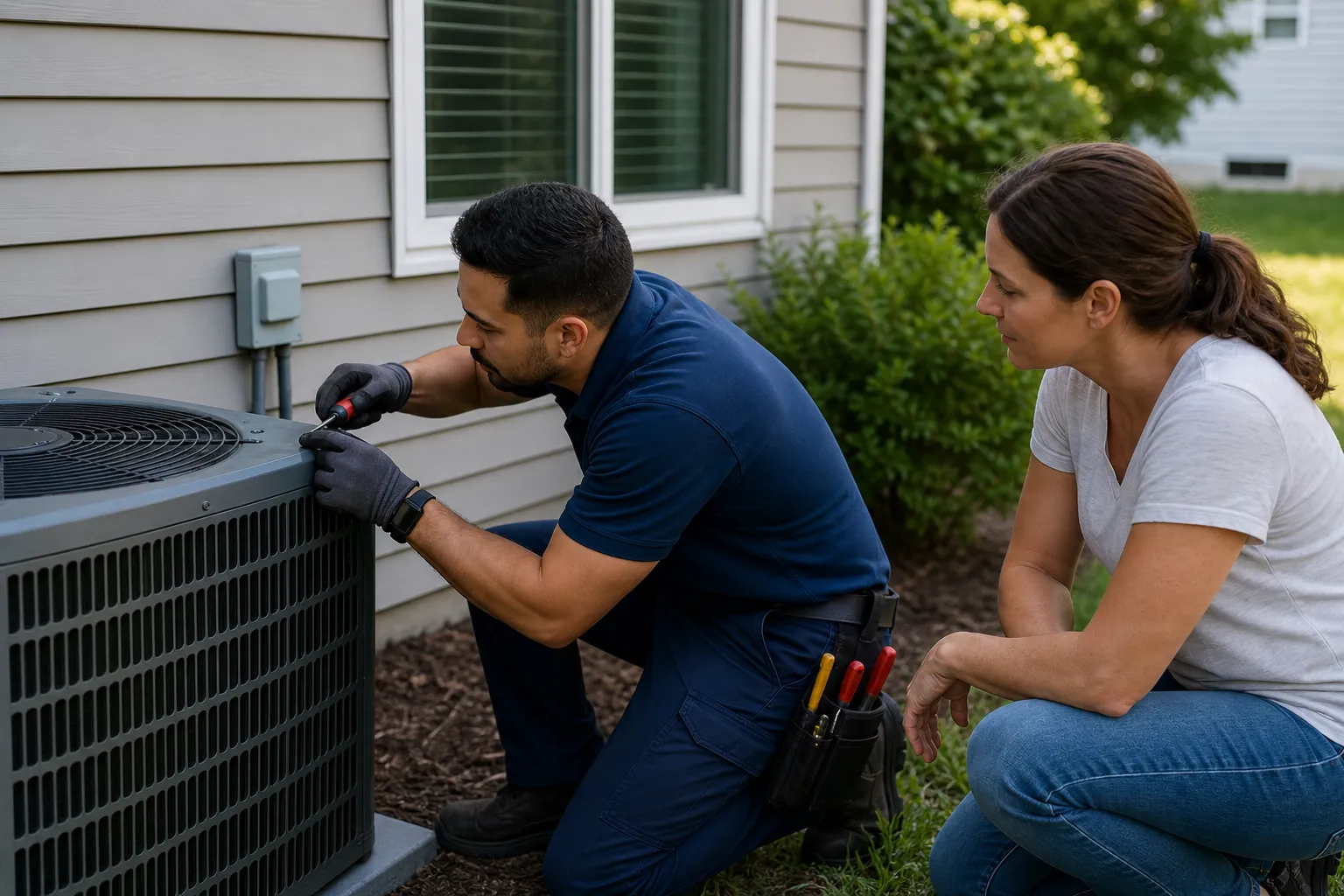 When your heat pump blows warm air